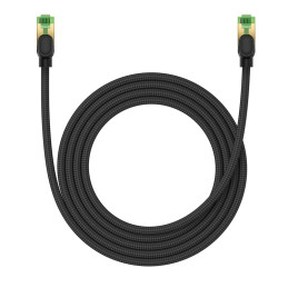 Braided network cable cat.8 Baseus Ethernet RJ45, 40Gbps, 2m (black)