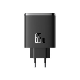 Wall charger Baseus OS-Cube Pro 2xUSB-C + USB, 65W (black)