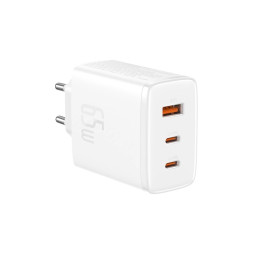 Wall charger Baseus OS-Cube Pro 2xUSB-C + USB, 65W (white)