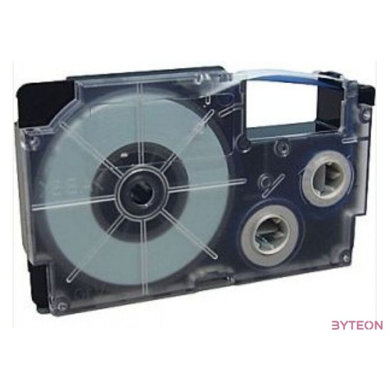 FOR USE CASIO feliratozó 18mmx8m fehér-fekete ,FU, XR18WE1