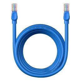 Round Cable Baseus Ethernet RJ45, Cat.6, 5m (blue)