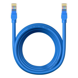 Round Cable Baseus Ethernet RJ45, Cat.6, 5m (blue)