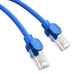 Round Cable Baseus Ethernet RJ45, Cat.6, 5m (blue)