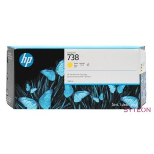 HP 676M8A Patron Yellow 300ml No.738 ,o,