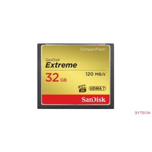 Sandisk 32GB Compact Flash Extreme memória kártya