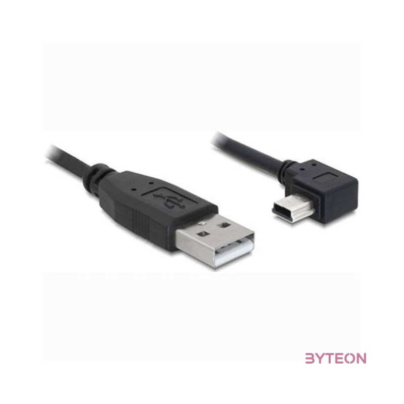 DeLock Cable USB 2.0-A male  USB mini-B 5pin male angled 2m