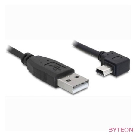 DeLock Cable USB 2.0-A male  USB mini-B 5pin male angled 2m