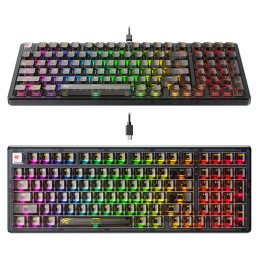 Mechanical Gaming Keyboard Havit KB875L Transparent