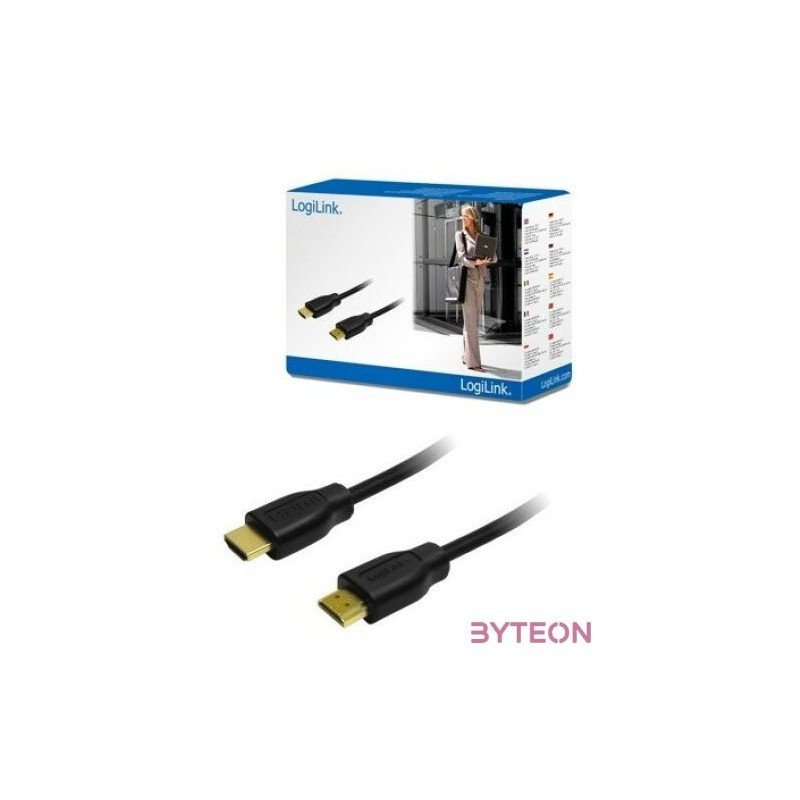 Logilink CH0036 HDMI High Speed with Ethernet 1,5m Black