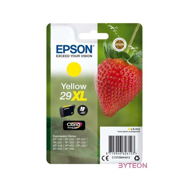Epson 29XL - Sárga