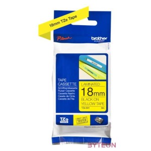 Brother TZE-641 (18mm, 8m) laminált szalag - Sárga