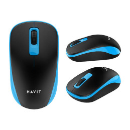 Wireless mouse Havit MS626GT  (black and blue)