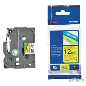 Brother TZE-FX631 (12mm, 8m) flexibilis szalag - Sárga