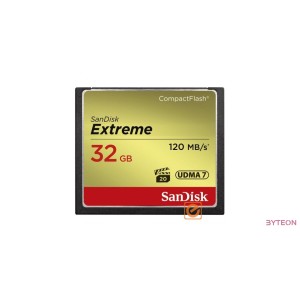 Sandisk 32GB Compact Flash Extreme memória kártya