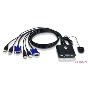 ATEN CS22U KVM Switch/kábel USB 2PC 