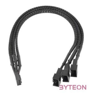 Akyga Adapter with cable AK-CA-65 4 pin (f) , 2x 4 pin (m) , 1x 3 pin (m) , 25cm