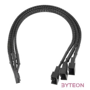 Akyga Adapter with cable AK-CA-65 4 pin (f) , 2x 4 pin (m) , 1x 3 pin (m) , 25cm