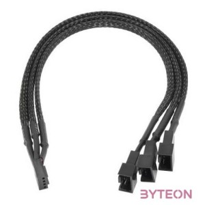 Akyga Adapter with cable AK-CA-65 4 pin (f) , 2x 4 pin (m) , 1x 3 pin (m) , 25cm