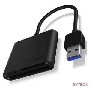 IcyBox External card reader USB 3.0, CF, SD, microSD