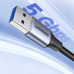 UGREEN Extension Cable USB 3.0, male USB to female USB, 2m (black)