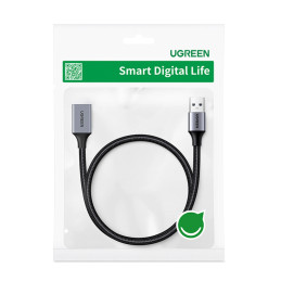 UGREEN Extension Cable USB 3.0, male USB to female USB, 2m (black)