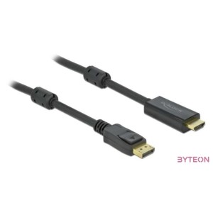 DeLOCK 85956 video átalakító kábel 2 M HDMI A-típus (Standard) DisplayPort Fekete