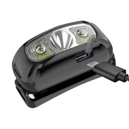 Headlight Warsun 68B, 180lm, 500mAh, M-USB