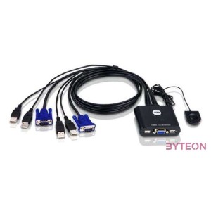 ATEN CS22U KVM Switch/kábel USB 2PC 