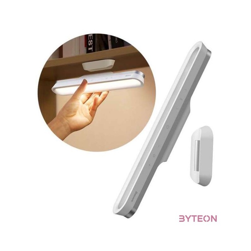 Baseus Magnetic Stepless Pro mágneses lámpa, érintőpanellel (fehér)