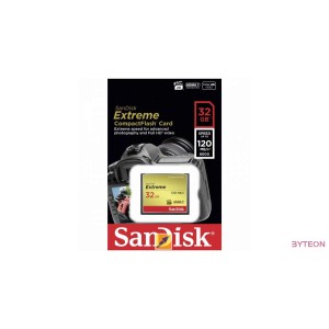 Sandisk 32GB Compact Flash Extreme memória kártya