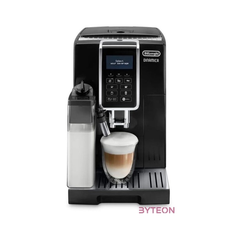 Automata kávéfőző DELONGHI ECAM35055B 2 személyes tejhabosítóval fekete