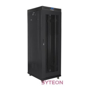 LANBERG free standing rack 19inch cabinet 37U 600x800 mesh door LCD flat pack black