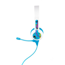 Wired headphones for kids BuddyPhones School+ (blue)