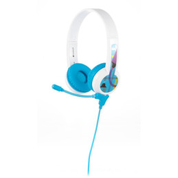 Wired headphones for kids BuddyPhones School+ (blue)