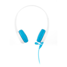 Wired headphones for kids BuddyPhones School+ (blue)