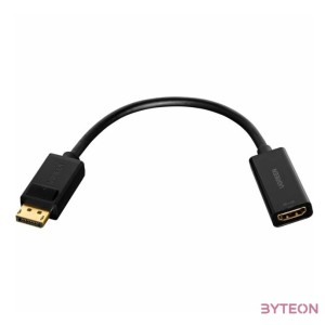 UGREEN MM137 DisplayPort kábel (dugó) - 4K HDMI (aljzat) adapter(fekete)