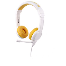 Wired headphones for kids BuddyPhones School+ (yellow)