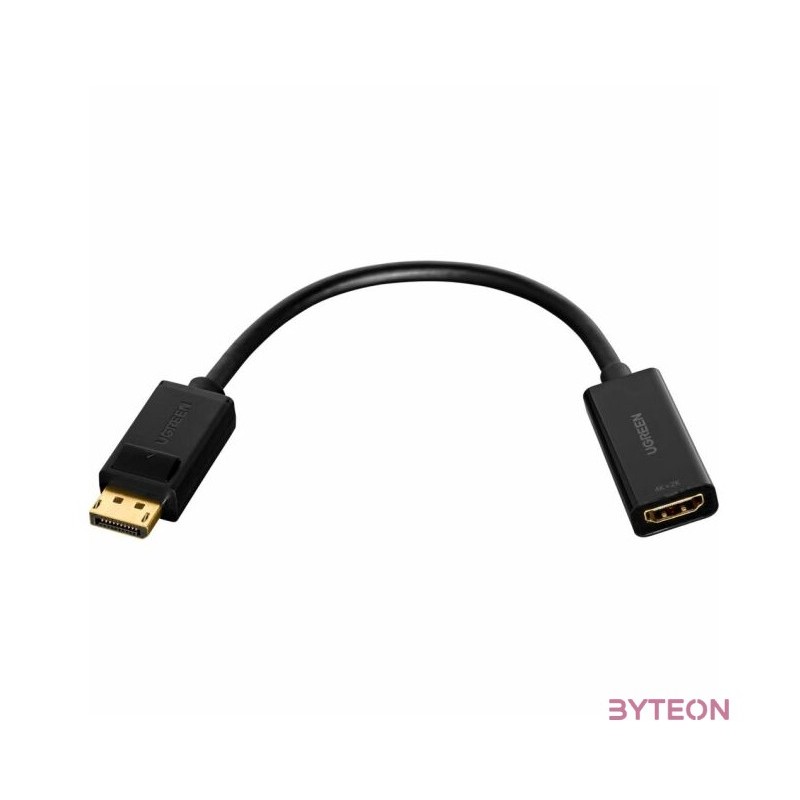 UGREEN MM137 DisplayPort kábel (dugó) - 4K HDMI (aljzat) adapter(fekete)