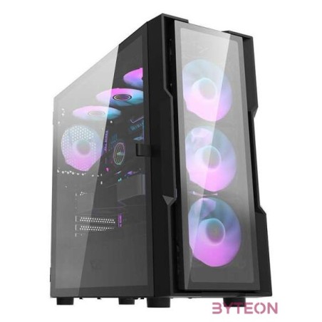 Darkflash DK431 Glass Computer Case  4 fans (black)
