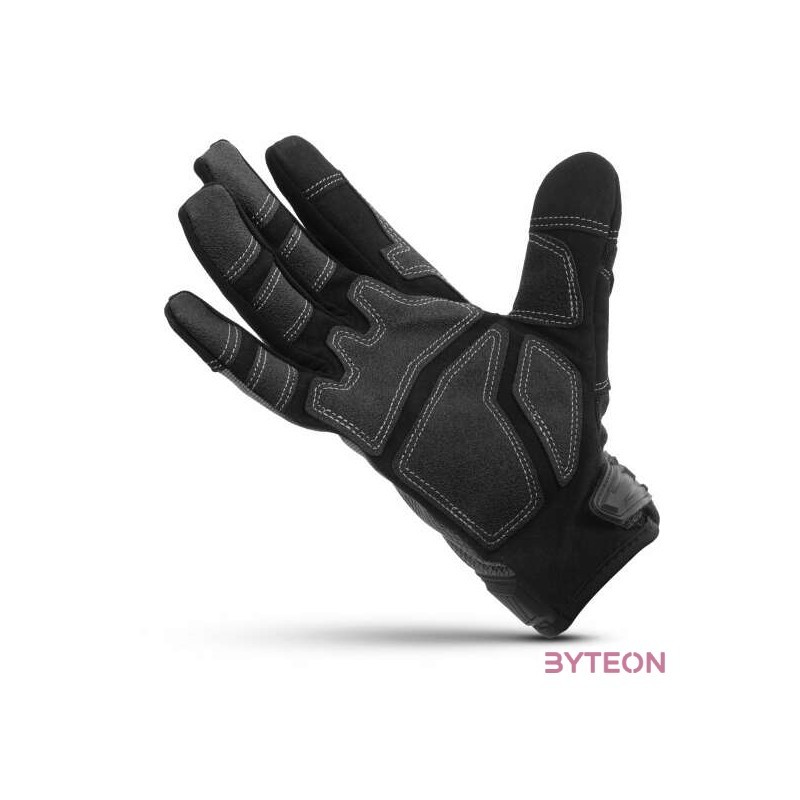 Handy 11142M PVC betétes munkavédelmi kesztyű érintőképernyős ujjbeggyel