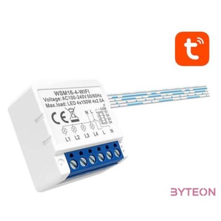 Smart Switch Module WiFi Avatto WSM16-W4 TUYA