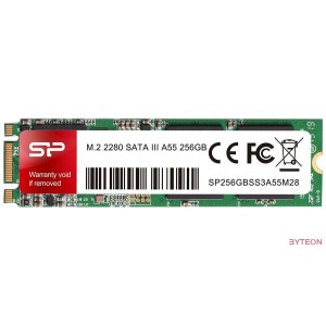 Silicon Power SSD A55 256GB, M.2 SATA, 550/450 MB/s