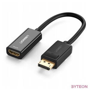 UGREEN MM137 DisplayPort kábel (dugó) - 4K HDMI (aljzat) adapter(fekete)