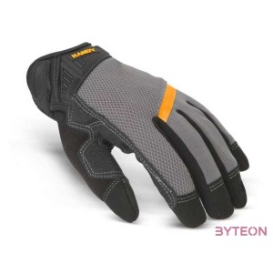 Handy 11142XL PVC betétes munkavédelmi kesztyű érintőképernyős ujjbeggyel