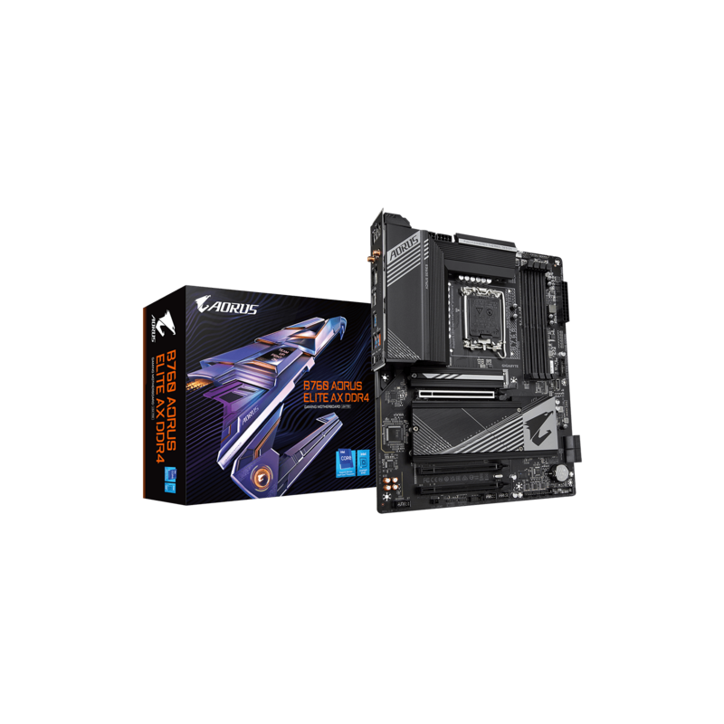 GigaByte B760 AORUS ELITE AX DDR4 alaplap