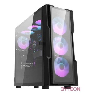 Darkflash DK431 Glass Computer Case  4 fans (black)