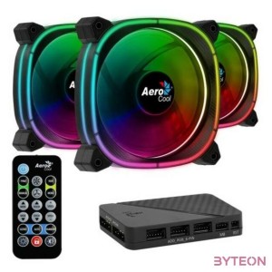 AeroCool Astro 12 ARGB 120mm (3-Pack, Remote control)