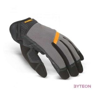 Handy 11142XL PVC betétes munkavédelmi kesztyű érintőképernyős ujjbeggyel