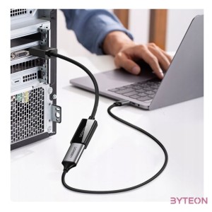 UGREEN MM137 DisplayPort kábel (dugó) - 4K HDMI (aljzat) adapter(fekete)