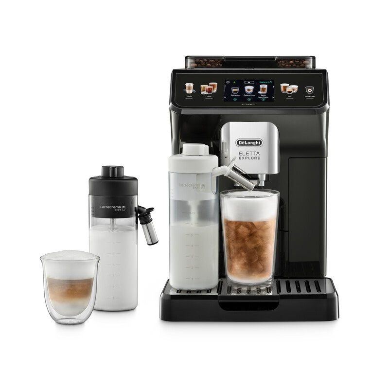 DeLonghi ECAM450.65.G Eletta Explore 19 bar automata kávéfőző tejhabosítóval